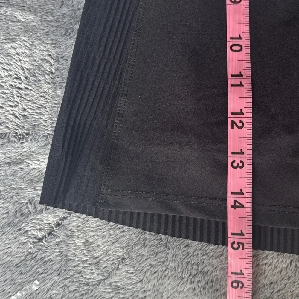 90 DEGREE BY REFLEX Lightstreme Hybrid Pleated Skort in Black Size Large NWT
